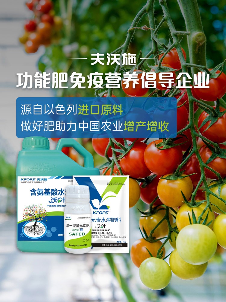 源自以色列进口原料，做好肥助力中国农业增产增收